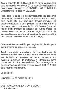 decisão juiz