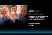 PH brinca de marionete e joga Arnaldinho contra Casagrande