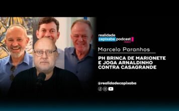 PH brinca de marionete e joga Arnaldinho contra Casagrande